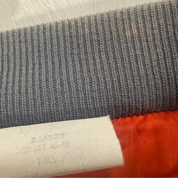 Vintage Walls Blizzard-Pruf Down Parka USA Blue Nylon Orange Lining 70s 80s L - Picture 11 of 12